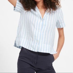 Everlane Linen Notch Collar Shirt